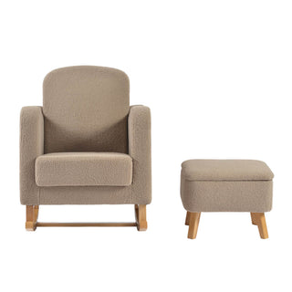Soother Nursing Chair and Footstool Biscuit Ted product image 2