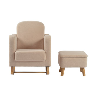 Soother Nursing Chair and Footstool Oat Ted product image 2