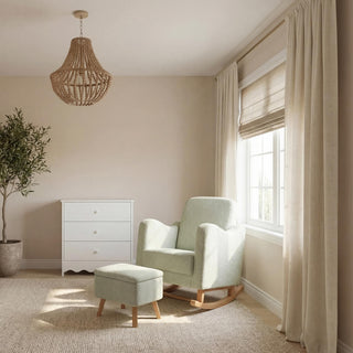 Soother Nursing Chair and Footstool Sage Boucle product image 1