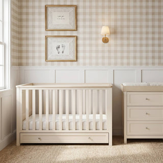 Wanderer Cot Bed Cashmere and Oak product image 1